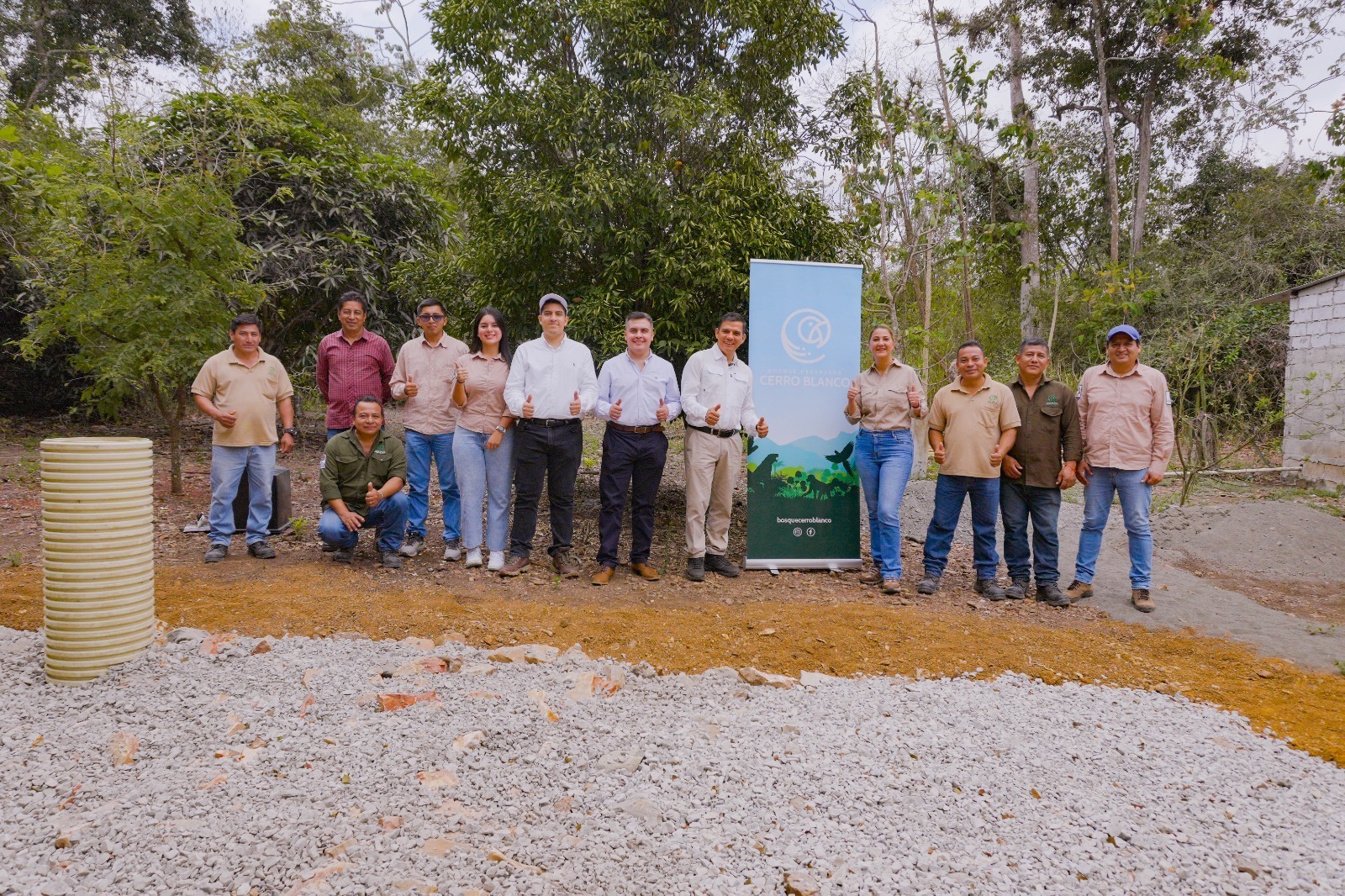 Plastigama Wavin refuerza la protección del Bosque Protector Cerro Blanco con sistema Aquacell 400